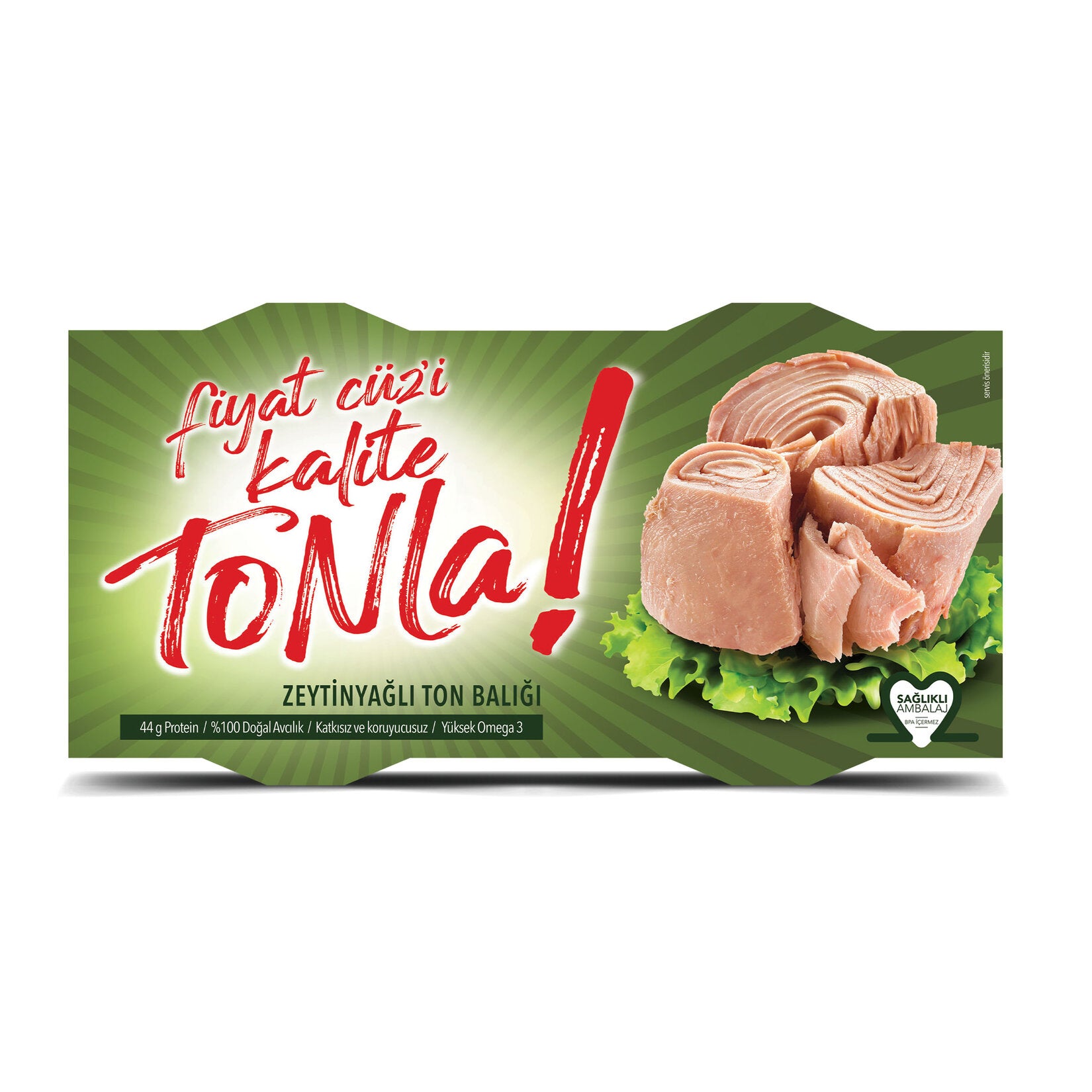 Kalite Tonla Zeytinyağlı Ton Balığı 2x150 G