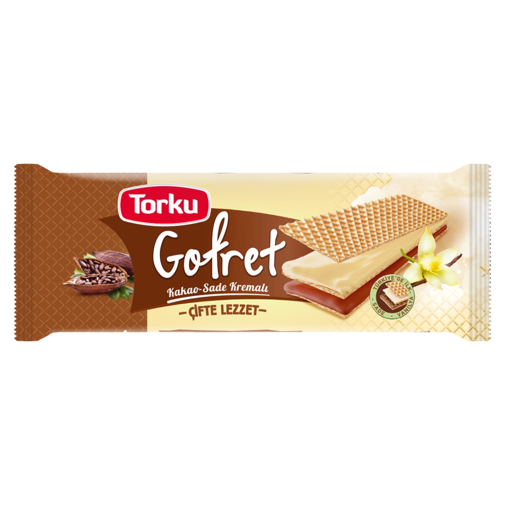 Torku Gofret Kakaolu Sade  142 G