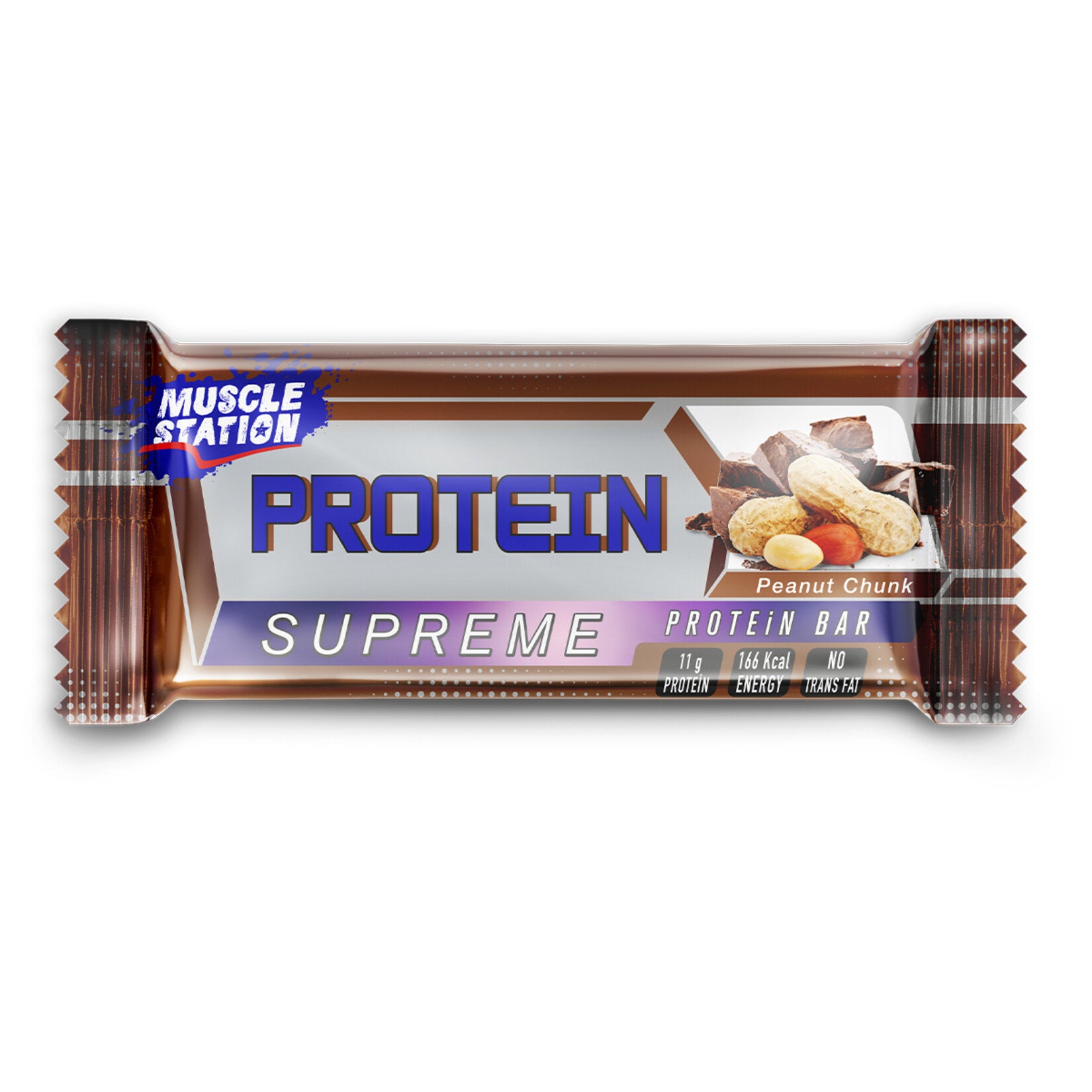 Muscle Station Supreme Yer Fıstıklı Protein Bar 40G