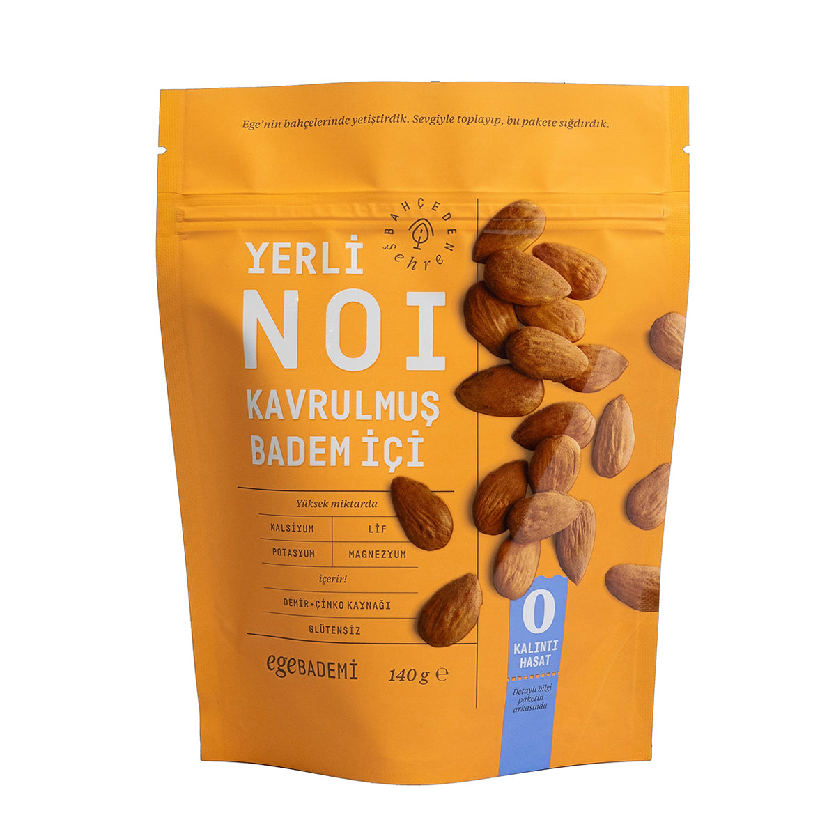 Noi Aegean Almonds Unsalted Roasted Almonds 140g