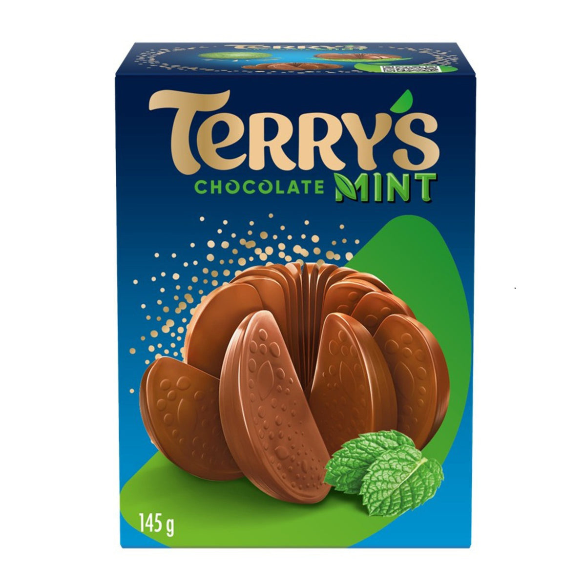 Terry's Ball Mint Flavored Sliced Milk Chocolate (Nane Aromalı Dilimli Sütlü Çikolata) 145 G
