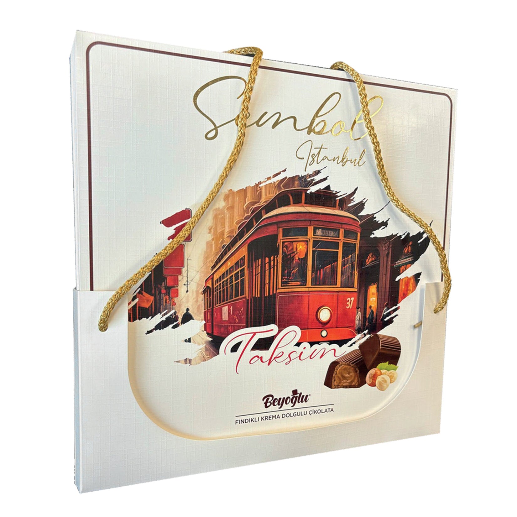Beyoğlu Istanbul Taksim Hazelnut Cream Filled Chocolate (Fındık Krema Dolgulu Çikolata) 300g