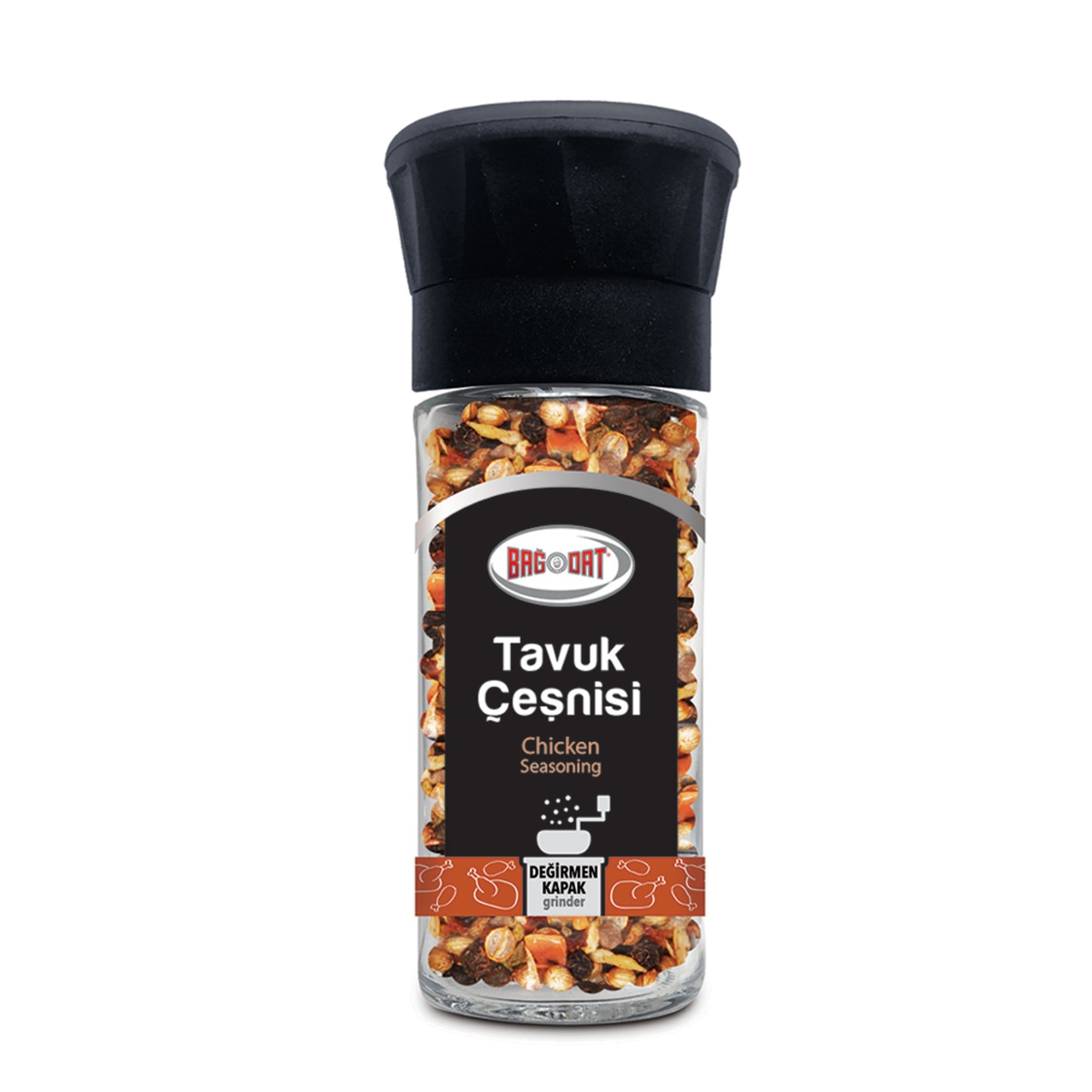 Bağdat Chicken Seasoning Grinder (Tavuk Çeşnisi Değirmen) 48g