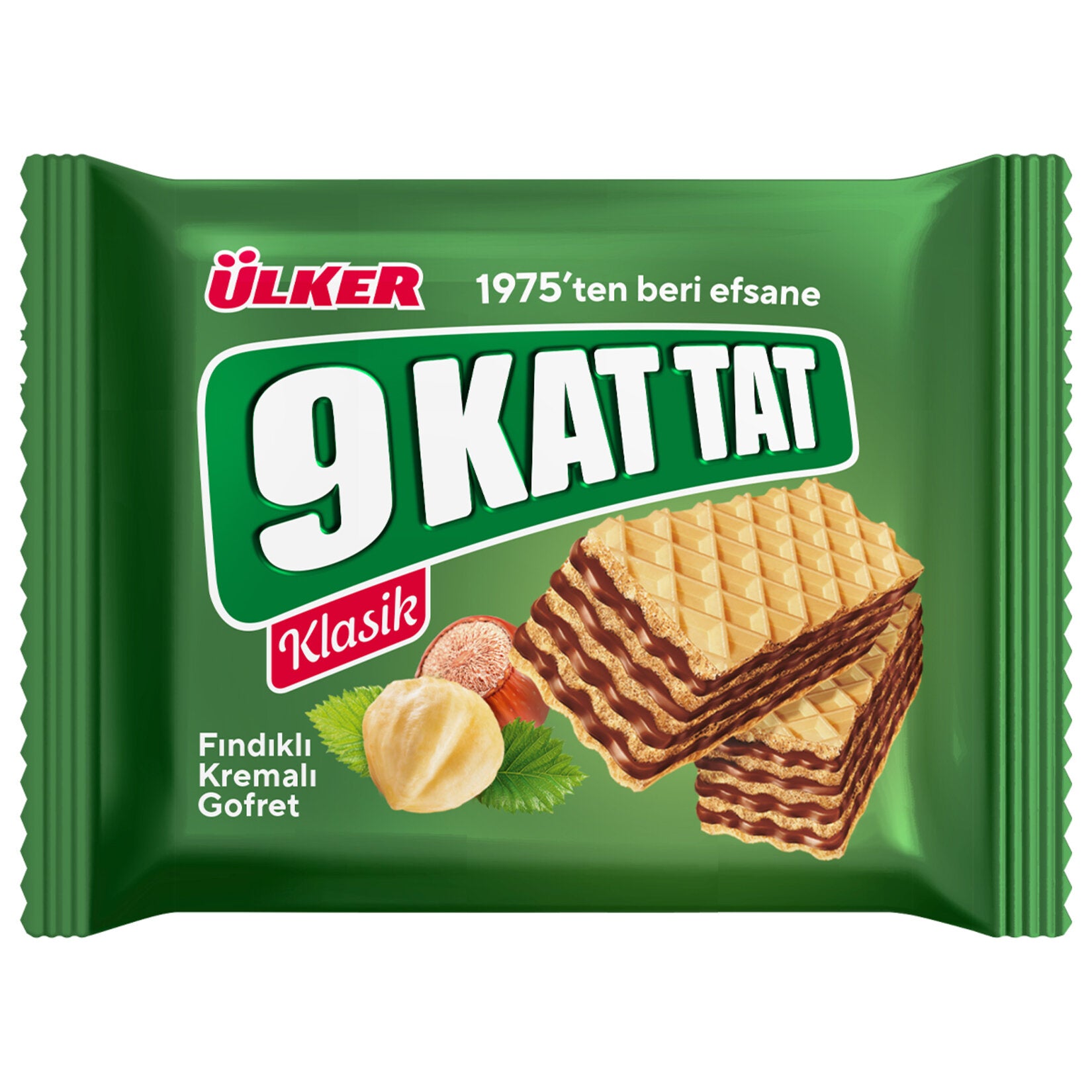 Ülker 9 Kat Tat Hazelnut Wafer (Fındıklı Gofret) 39 G