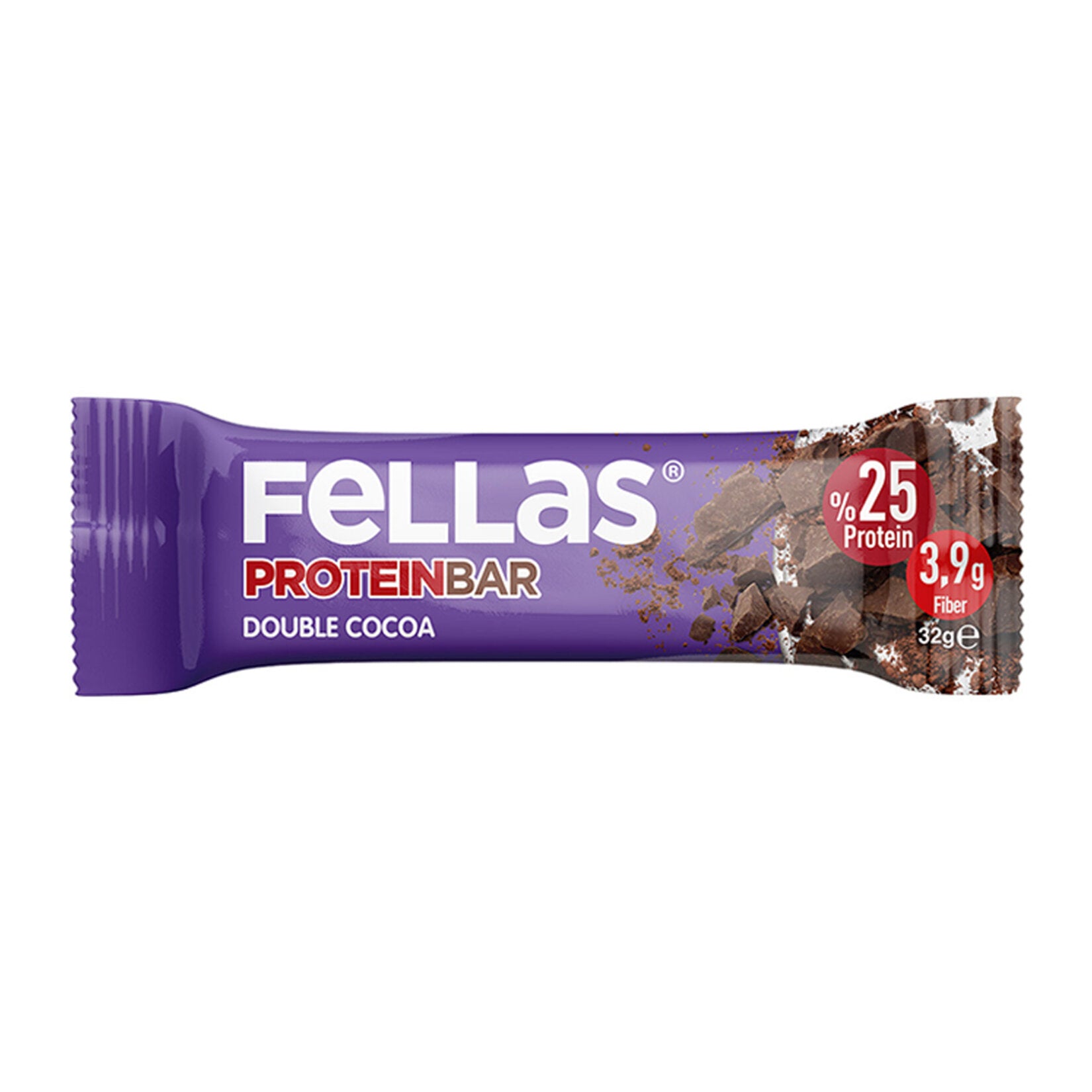 Fellas Optimum Double Chocolate Protein Bar 32g
