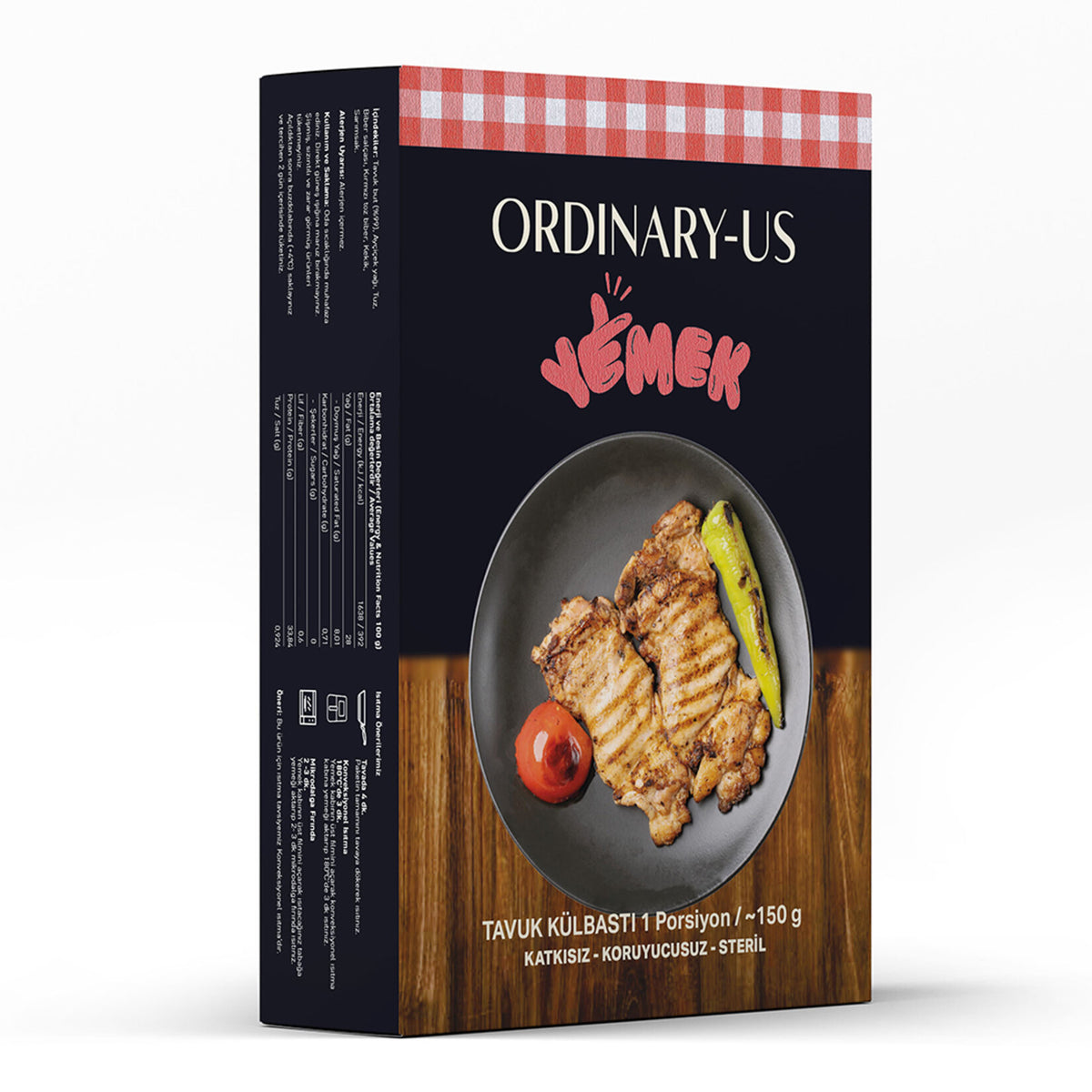 Ordinary-us Chicken Külbastı (Tavuk Külbastı) 150 G